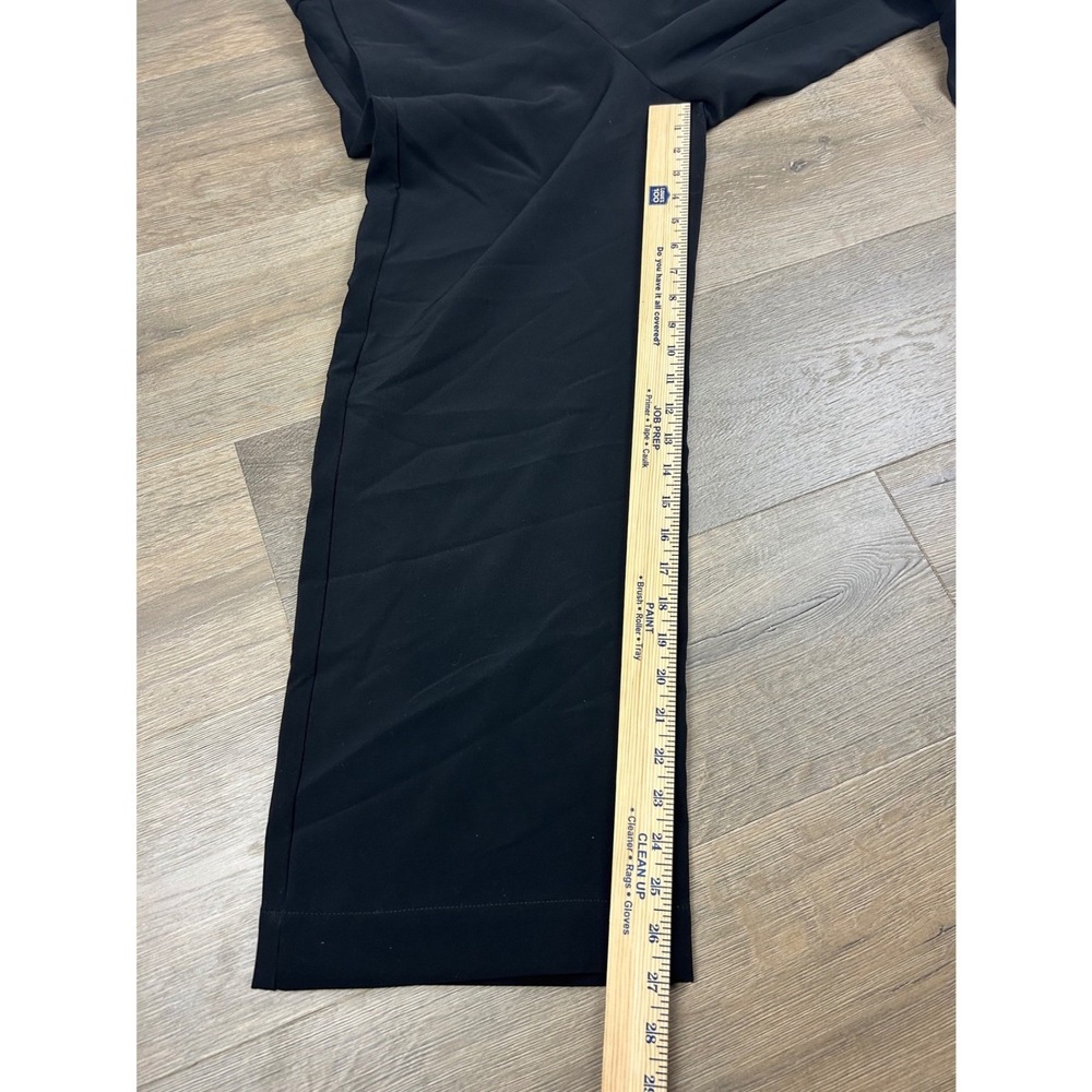Talbots Womens Black Wide Leg Crop Pants Pull On Stretch Trousers Size S JO3069 - Picture 11 of 13